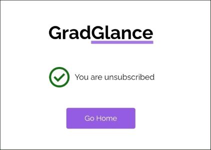 Code Unsubscribe Page