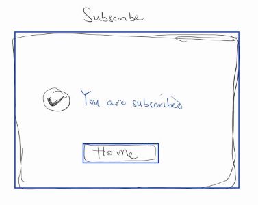 Sketch Subscribe Page